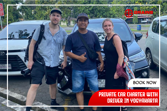 Private car charter with driver in Yogyakarta