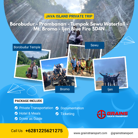 Borobudur Prambanan Bromo 5D4N