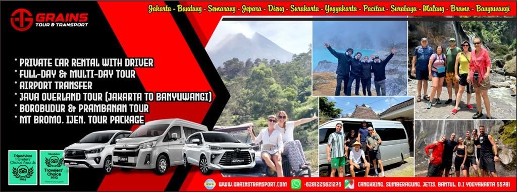 Hire a Car with a Driver in Yogyakarta Indonesia